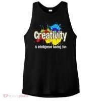 Artist Art For Women Creative Drawing Teacher Creativity Ladies PosiCharge Tri-Blend Wicking Tank thumb 0