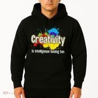 Artist Art For Women Creative Drawing Teacher Creativity Hoodie thumb 2