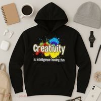 Artist Art For Women Creative Drawing Teacher Creativity Hoodie thumb 3
