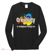 Artist Art For Women Creative Drawing Teacher Creativity Long Sleeve Shirt thumb 0