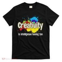Artist Art For Women Creative Drawing Teacher Creativity T-Shirt thumb 0