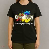 Artist Art For Women Creative Drawing Teacher Creativity T-Shirt thumb 4