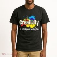 Artist Art For Women Creative Drawing Teacher Creativity Tall T-Shirt thumb 2