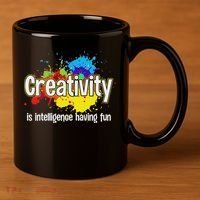 Artist Art For Women Creative Drawing Teacher Creativity 11oz C Handle Ceramic Mug thumb 3