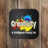 Artist Art For Women Creative Drawing Teacher Creativity Coaster thumb 0