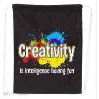 Artist Art For Women Creative Drawing Teacher Creativity Drawstring Bag thumb 0