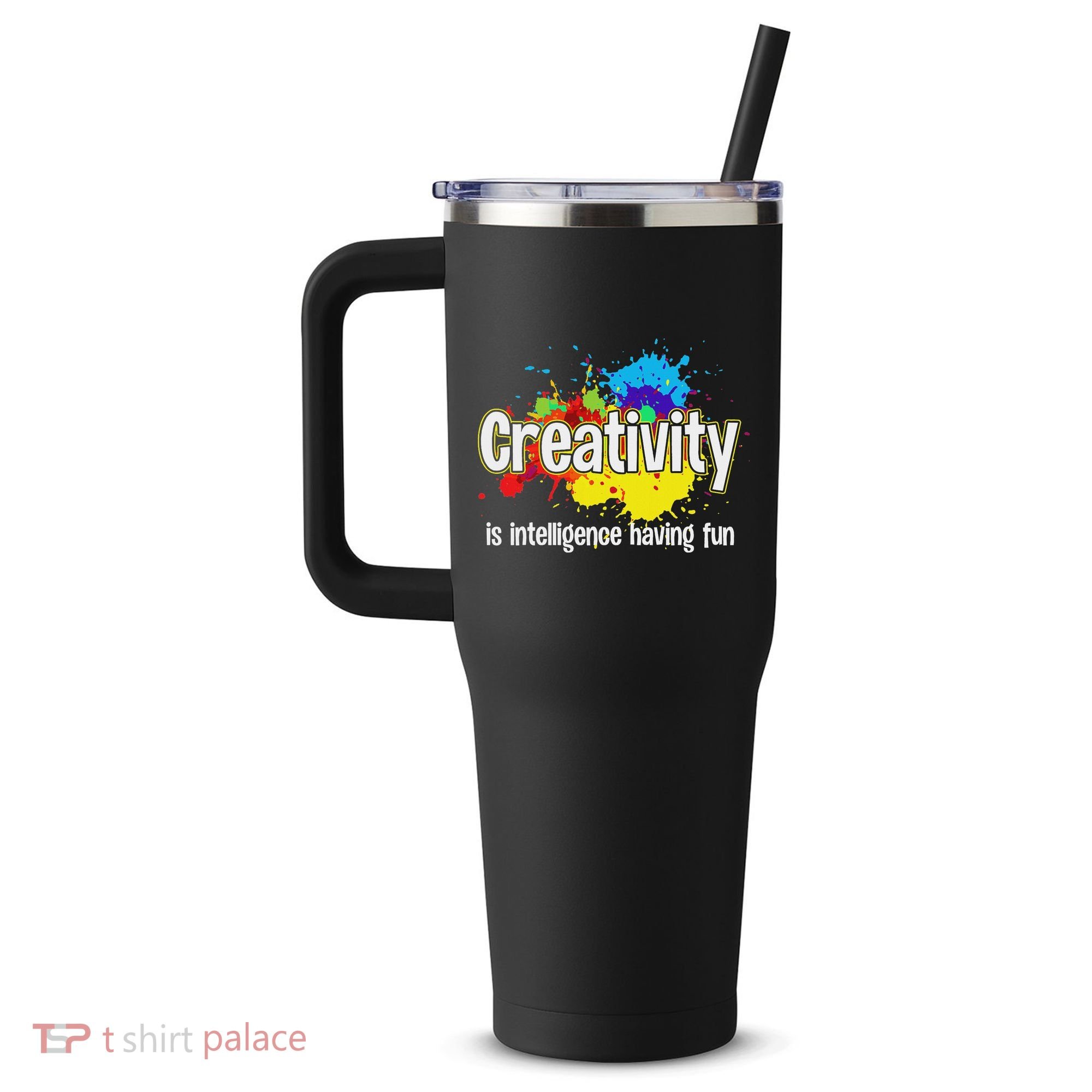 Artist Art For Women Creative Drawing Teacher Creativity 40oz Vacuum Insulated Stainless Steel Travel Tumbler
