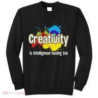 Artist Art For Women Creative Drawing Teacher Creativity Tall Sweatshirt thumb 0