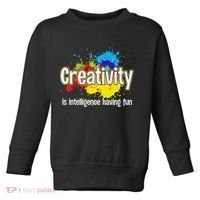Artist Art For Women Creative Drawing Teacher Creativity Toddler Sweatshirt thumb 0