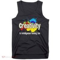 Artist Art For Women Creative Drawing Teacher Creativity Tank Top thumb 0