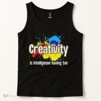 Artist Art For Women Creative Drawing Teacher Creativity Tank Top thumb 2