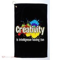 Artist Art For Women Creative Drawing Teacher Creativity Golf Towel thumb 0
