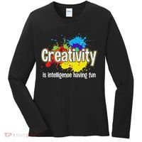 Artist Art For Women Creative Drawing Teacher Creativity Women's Long Sleeve Shirt thumb 0
