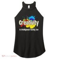 Artist Art For Women Creative Drawing Teacher Creativity Women's Perfect Tri Rocker Tank thumb 0