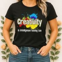 Artist Art For Women Creative Drawing Teacher Creativity Women's T-Shirt thumb 2