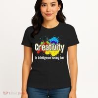 Artist Art For Women Creative Drawing Teacher Creativity Women's T-Shirt thumb 4