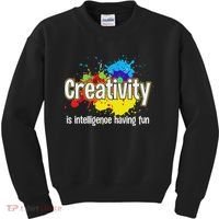 Artist Art For Women Creative Drawing Teacher Creativity Kids Sweatshirt thumb 0