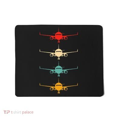 Aviation Airplane Flying Airline Funny Vintage Pilot Mousepad