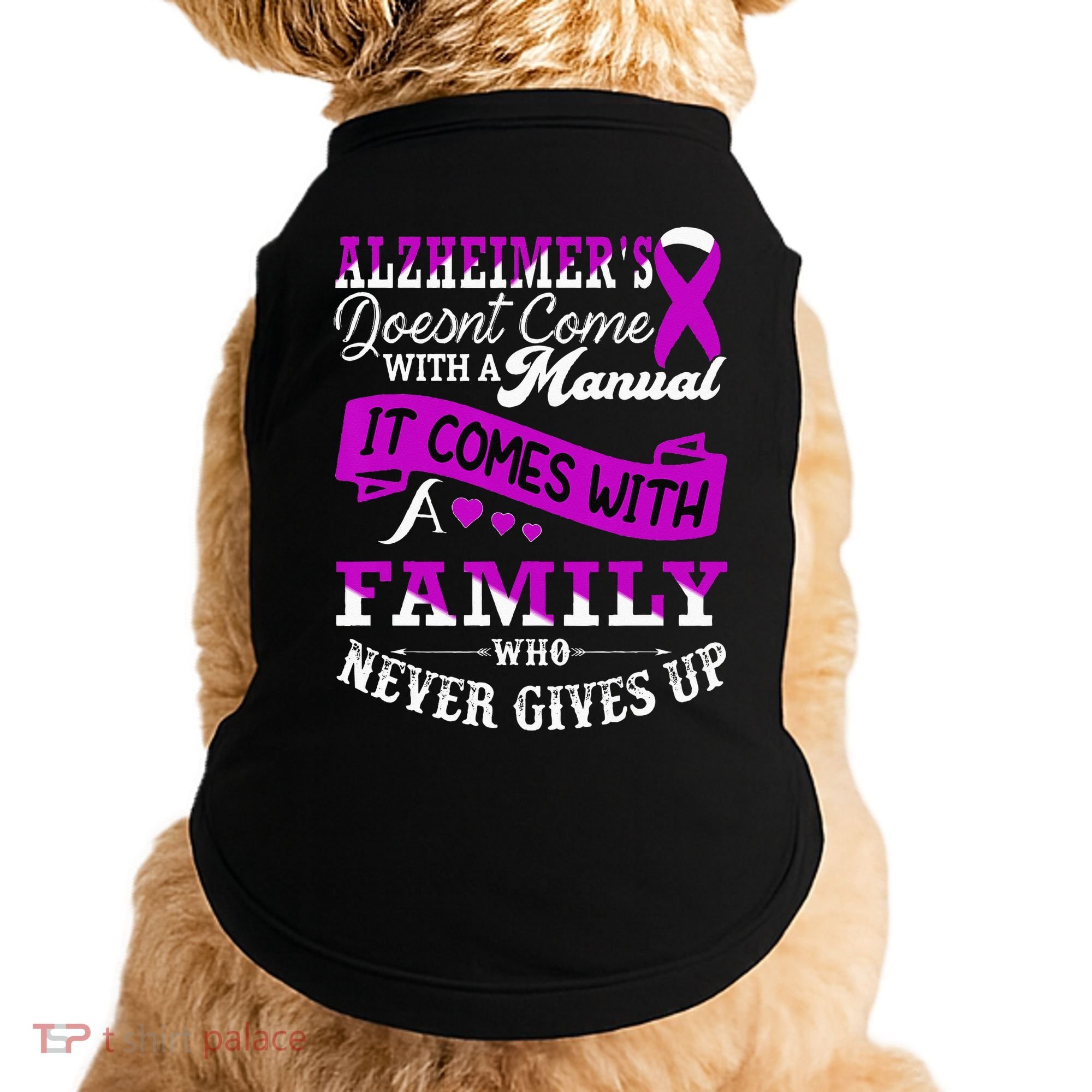 Alzheimers Awareness Family Support Alzheimer Warrior Doggie Tank