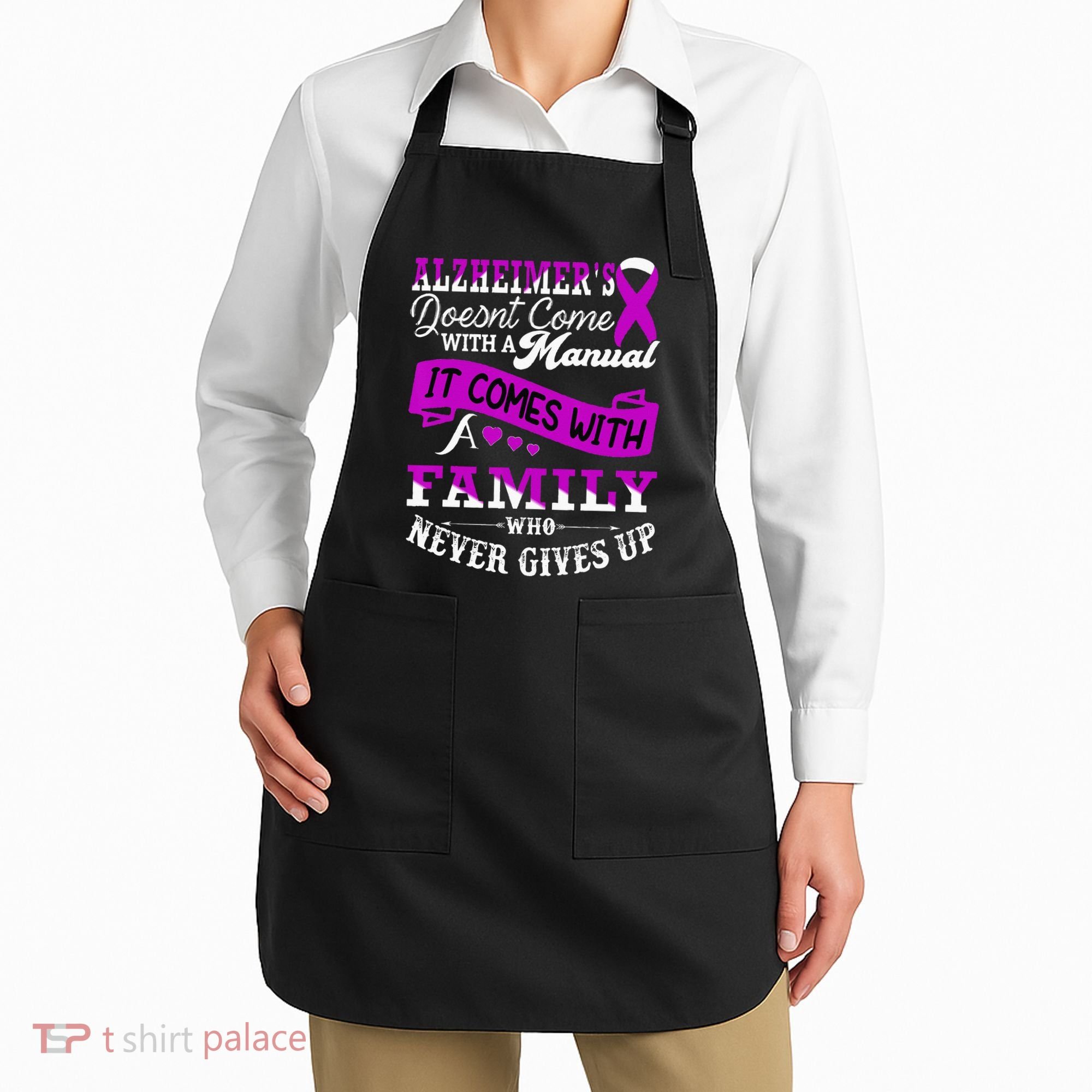 Alzheimers Awareness Family Support Alzheimer Warrior Apron