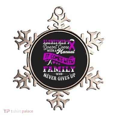 Alzheimers Awareness Family Support Alzheimer Warrior Ornament