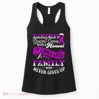 Alzheimers Awareness Family Support Alzheimer Warrior Women's Tank Top thumb 0