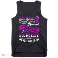 Alzheimers Awareness Family Support Alzheimer Warrior Tank Top thumb 0