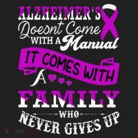 Alzheimers Awareness Family Support Alzheimer Warrior Golf Towel thumb 3