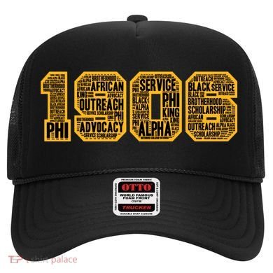 Alpha African Fraternity Hand Sign 1906 Words Hat