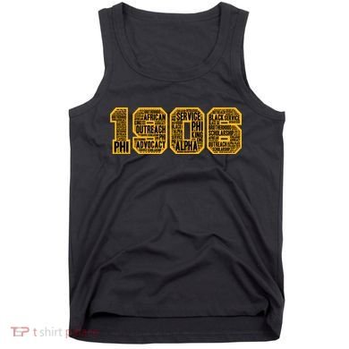 Alpha African Fraternity Hand Sign 1906 Words Tank Top