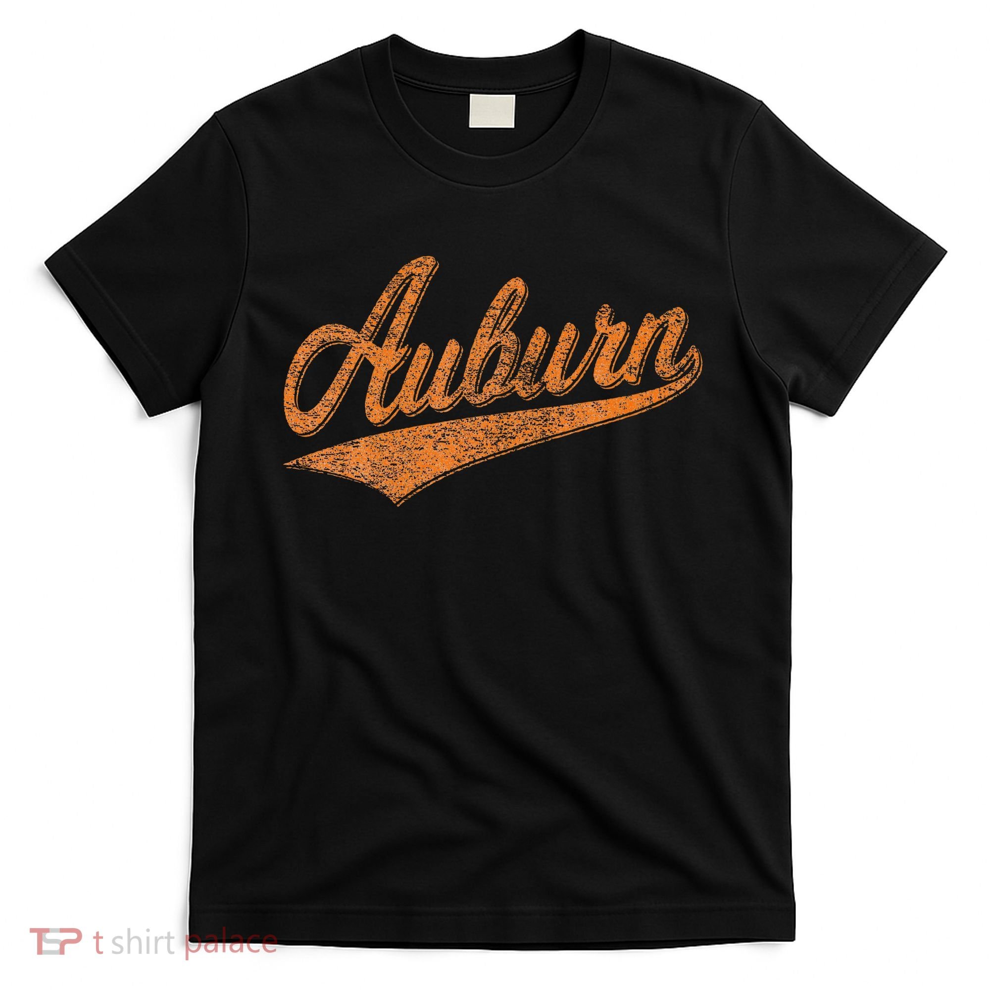 Auburn Alabama Flag Classic Vintage Sports Script Jersey T-Shirt