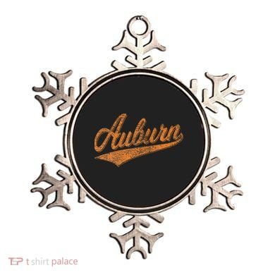 Auburn Alabama Flag Classic Vintage Sports Script Jersey Ornament