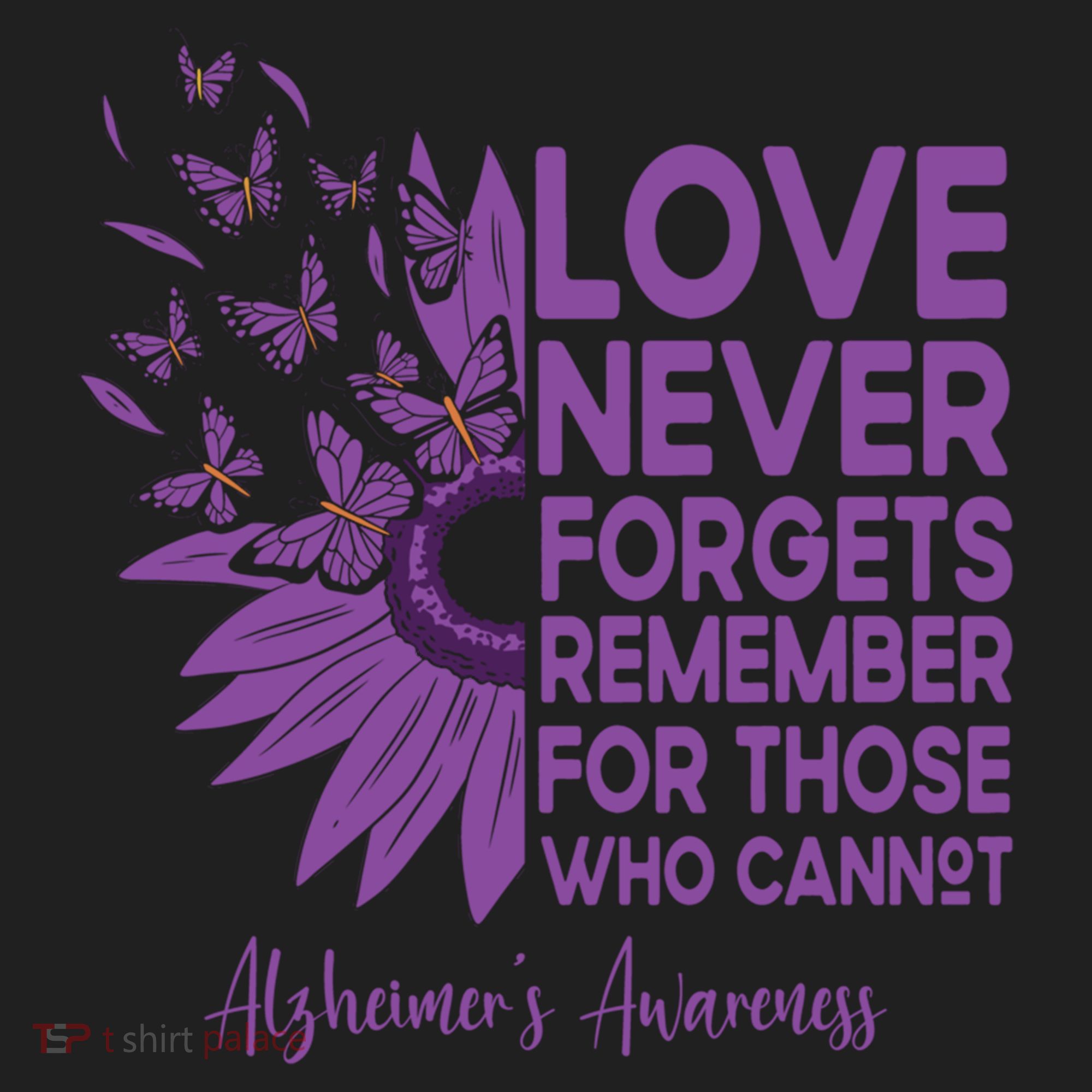 AlzheimerS Awareness Fighters Love Never Forgets Gift Beanie