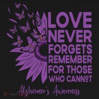 AlzheimerS Awareness Fighters Love Never Forgets Gift Women's Hoodie thumb 2
