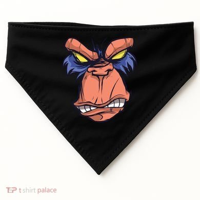 Angry Ape Face USA-Made Doggie Bandana
