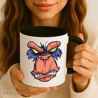 Angry Ape Face Coffee Mug thumb 3