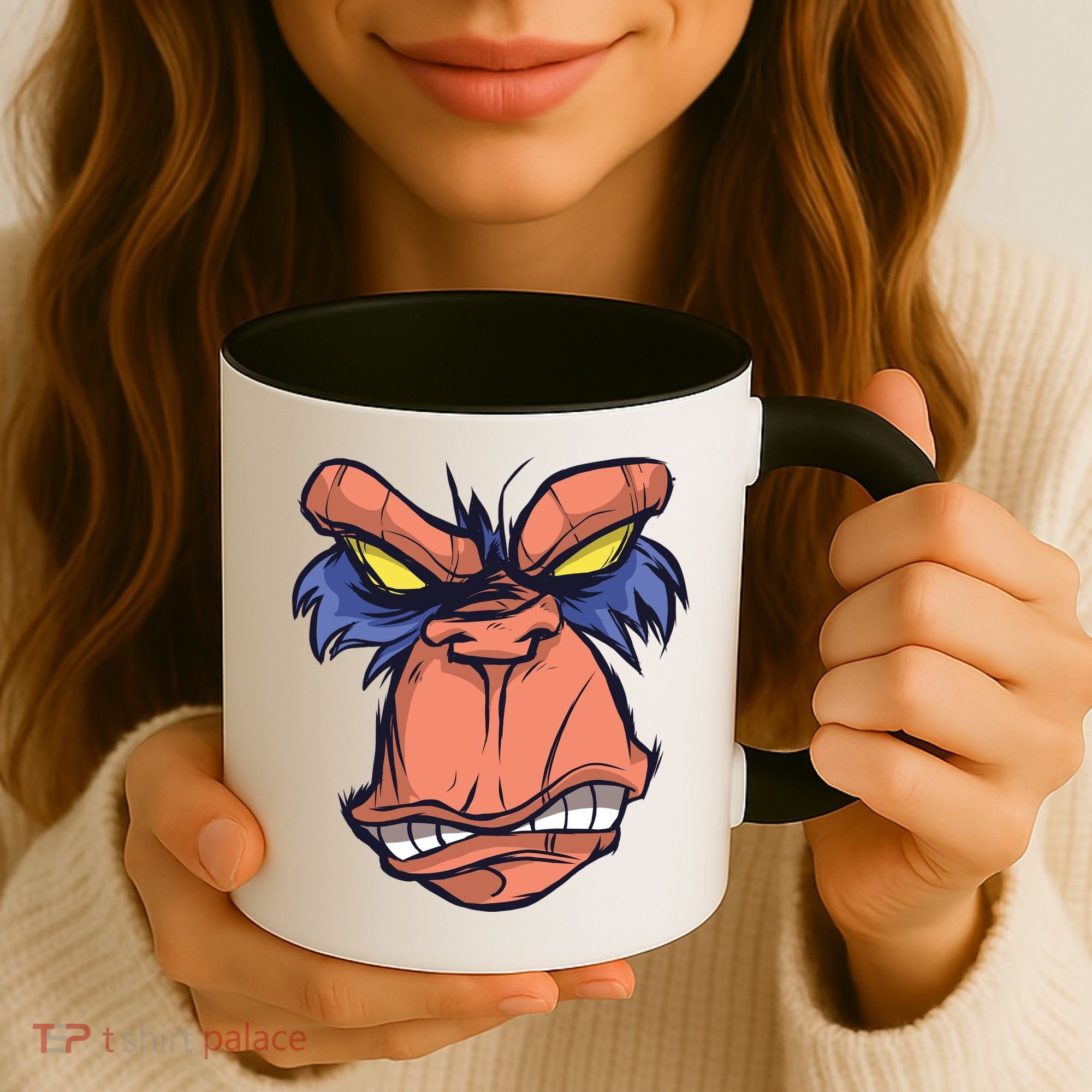 Angry Ape Face Coffee Mug