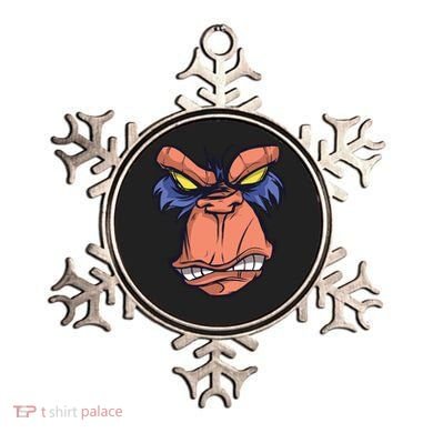 Angry Ape Face Ornament