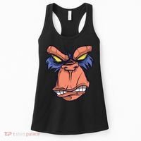 Angry Ape Face Women's Tank Top thumb 0