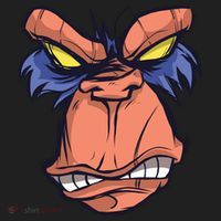 Angry Ape Face Hat thumb 2
