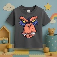 Angry Ape Face Toddler T-Shirt thumb 3
