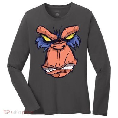 Angry Ape Face Women's Long Sleeve Shirt