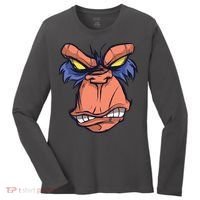 Angry Ape Face Women's Long Sleeve Shirt thumb 0