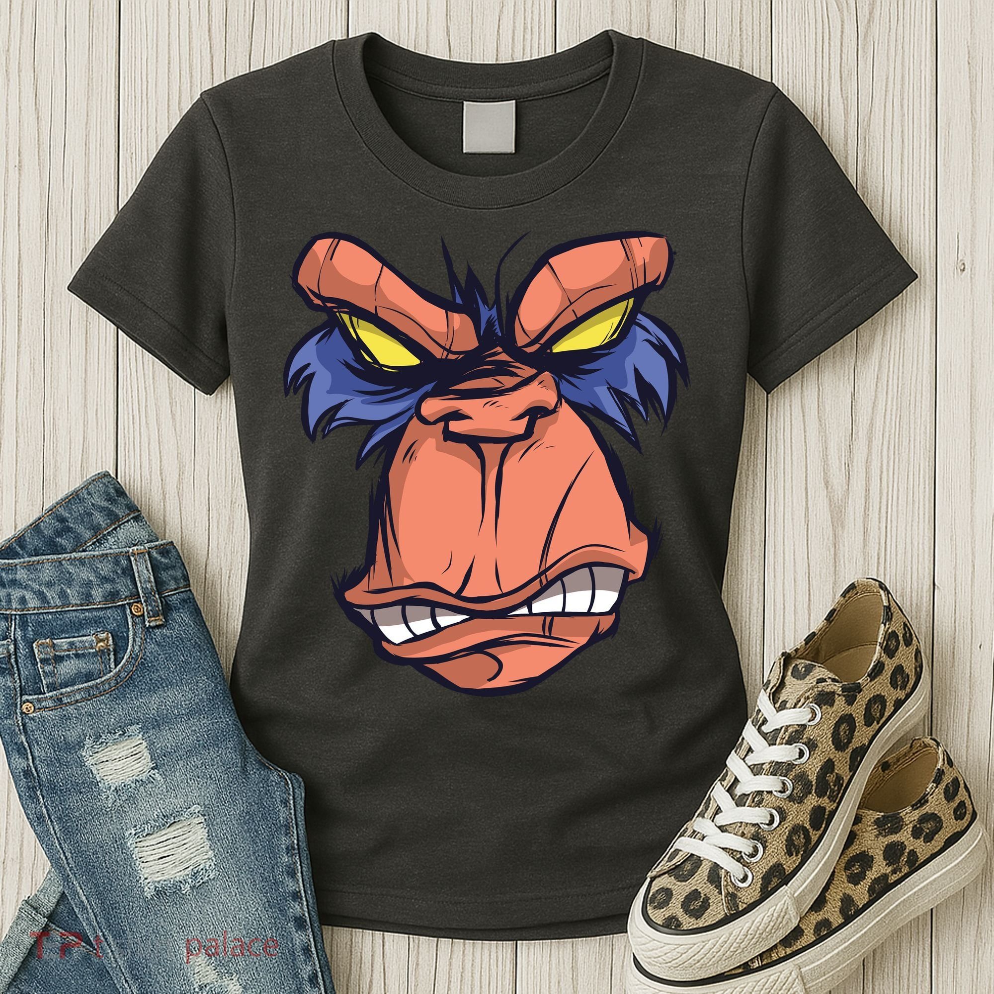 Angry Ape Face Women's T-Shirt