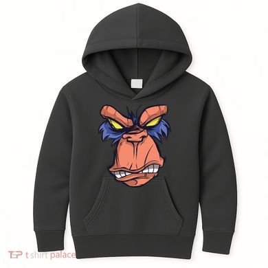 Angry Ape Face Kids Hoodie