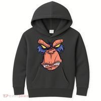 Angry Ape Face Kids Hoodie thumb 0