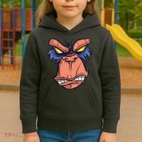 Angry Ape Face Kids Hoodie thumb 3