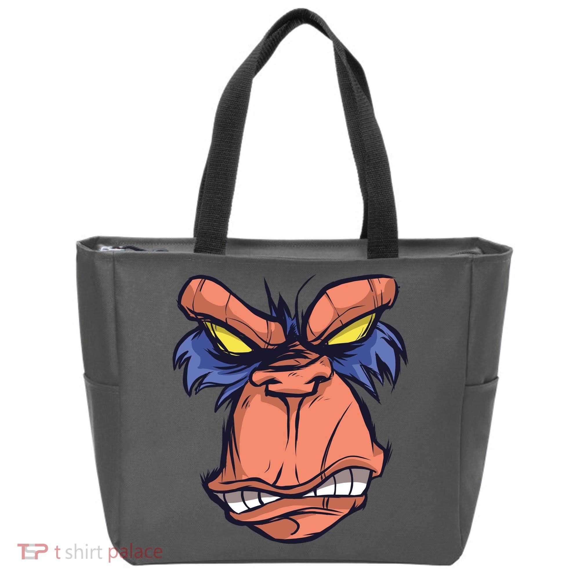 Angry Ape Face Tote Bag