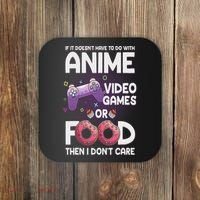 Anime Art For Women N Anime Merch Anime Lovers Coaster thumb 0