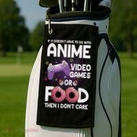 Anime Art For Women N Anime Merch Anime Lovers Golf Towel thumb 2